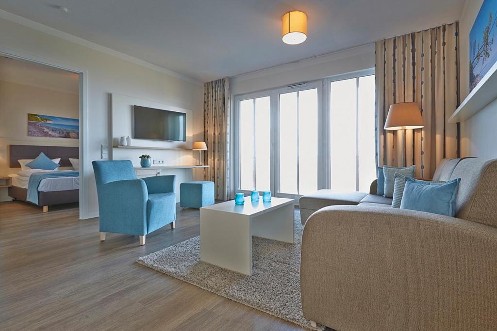 Aparthotel Waterkant Suites - Fewos Am Meer Mit Spa Börgerende-Rethwisch Rum bild